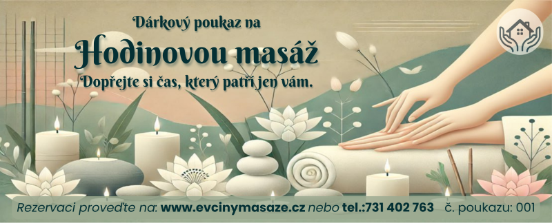Dárkový poukaz - Evčiny masáže